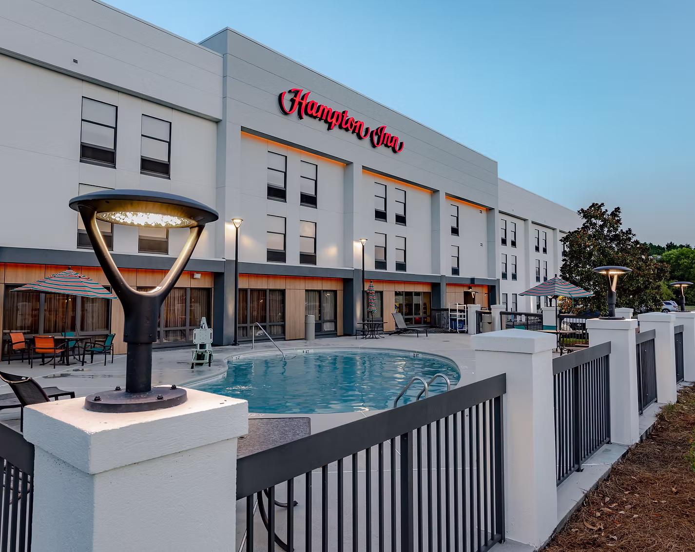 hampton inn hotel exterior renovation santee SC