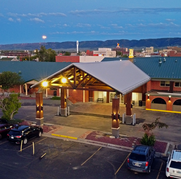 B - After Best Western Hotel Renovation & Custome Porte Cochere reconfiguration in casper wyoming-cropped property improvement plan hotel